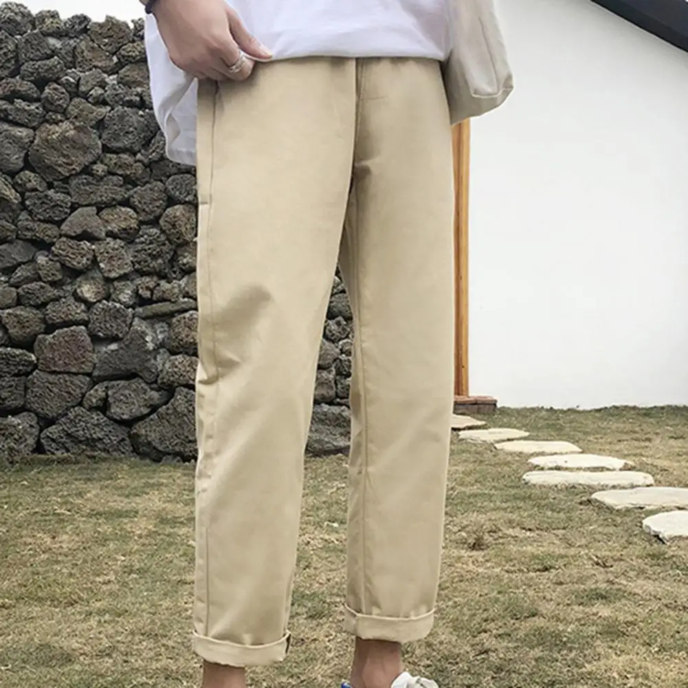 Plus Size Men's Pants Casual Loose Style Breathable Polyester Fiber Stretchy Trousers Jogger Outdoor Streetwear Sweatpants - Image 4