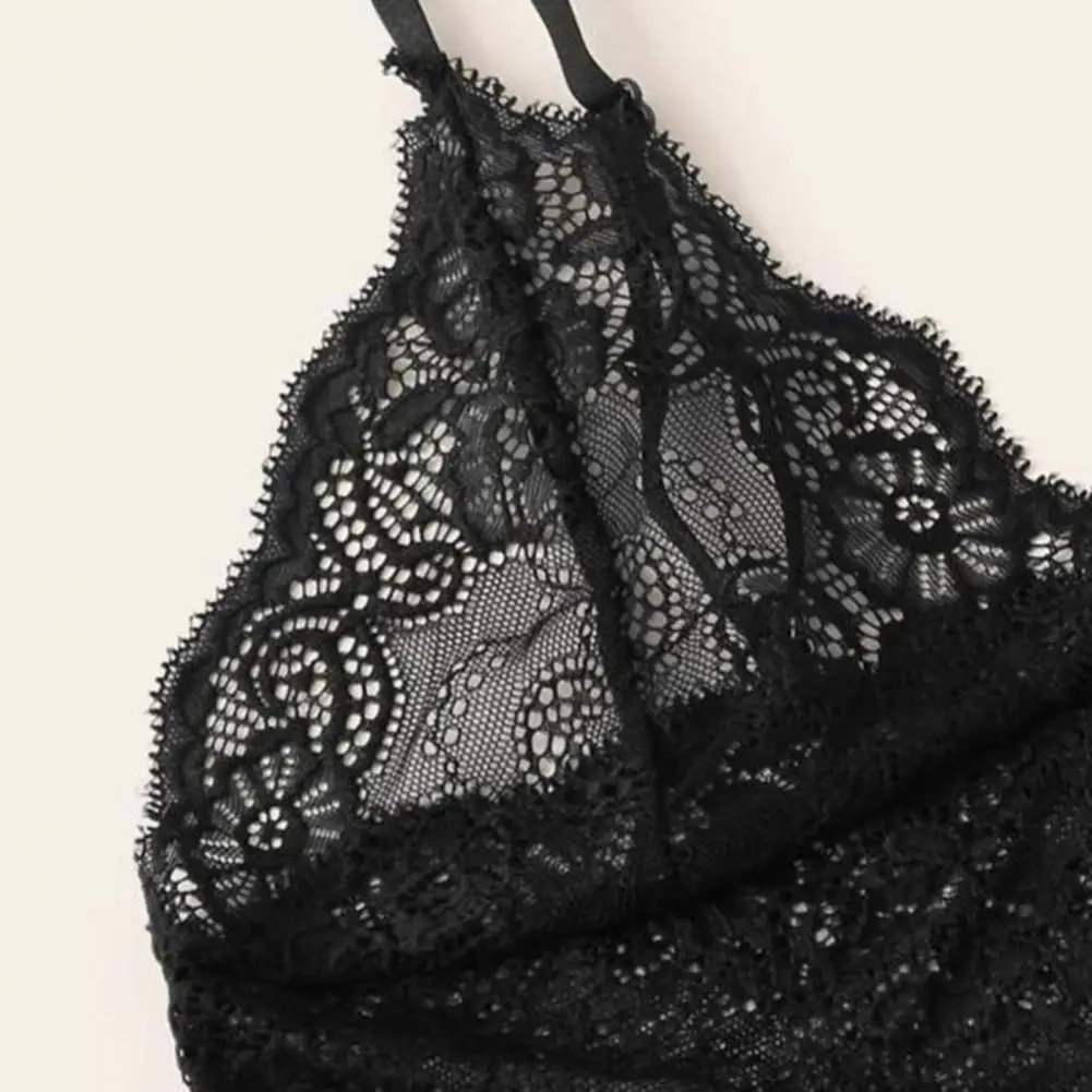 Spaghetti Strap Shorts Women Sleepwear Set Elastic Solid Color Female Camisole Shorts Lace Women Sleepwear Set - Image 2
